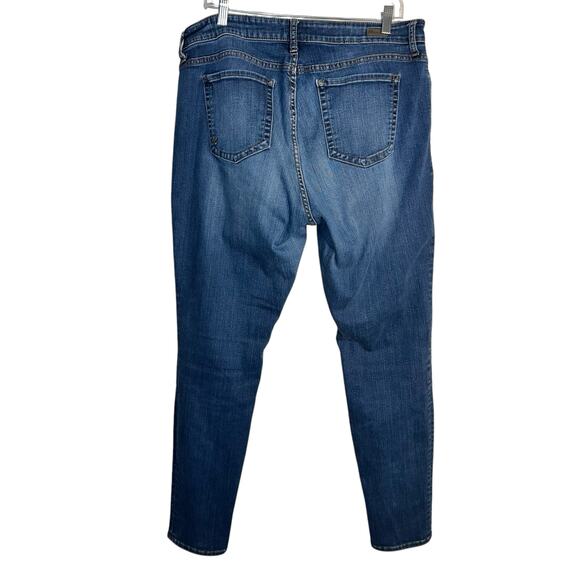 KUT from the Kloth Diana Skinny Jeans Size 16W Mid-Rise Stretch Medium Wash - Picture 3 of 9